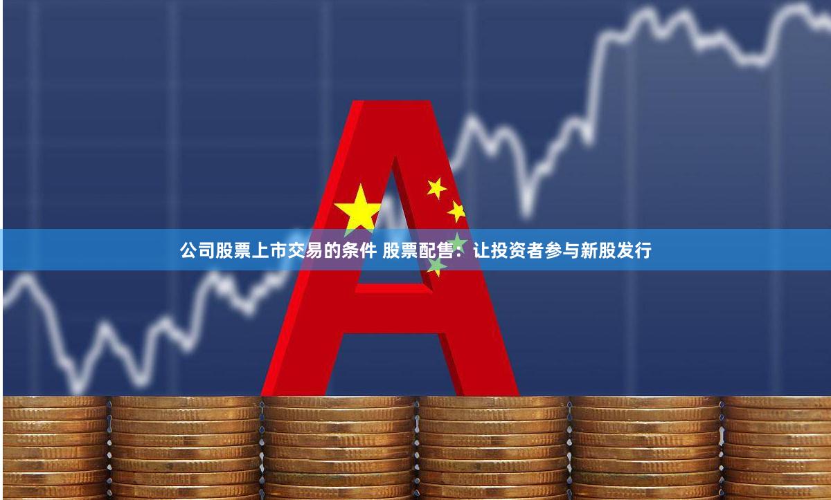 公司股票上市交易的条件 股票配售：让投资者参与新股发行